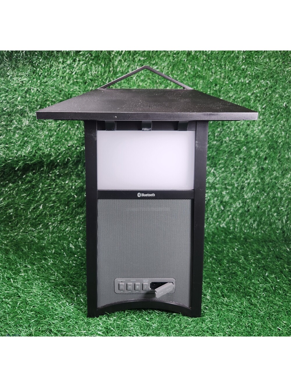 ACOUSTIC RESEARCH SANTA CRUZ PORTABLE BLUETOOTH OUTDOOR SPEAKER W/ FLAME / LIGHT